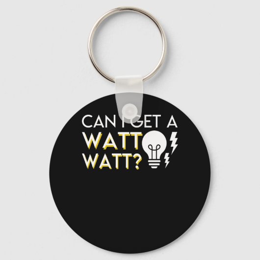 ワットワット電気技師のプライドシャツ キーホルダー (正面)