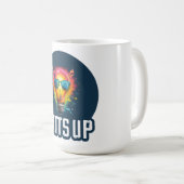 ワット増加 コーヒーマグカップ (正面右)