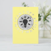 ワット愛好家の電気工おもしろい士を取得する サンキューカード (スタンド正面)