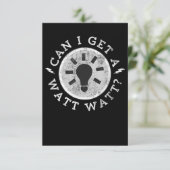 ワット愛好家の電気工おもしろい士を取得する 招待状 (スタンド正面)