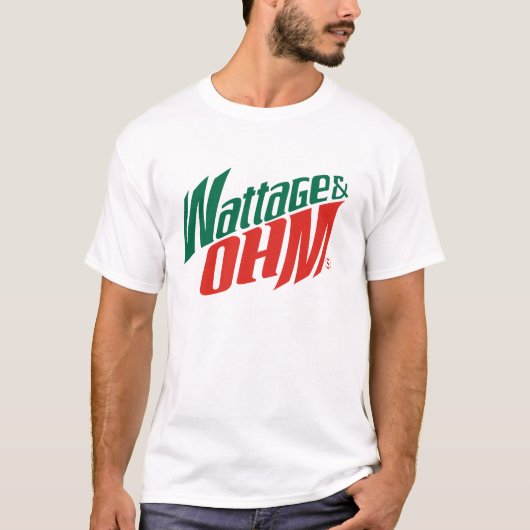 ワット数のオーム Tシャツ (正面)