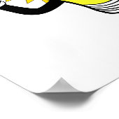 ワット考えるは電球 ポスター (角)