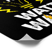 ワット電気技師をおもしろい取る ポスター (角)