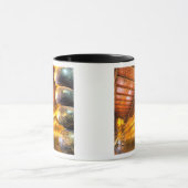 ワット·ポの神殿の中に巨大な倒れ伏す仏 マグカップ (中央)