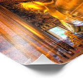 ワット・ポー寺院の中に潜む巨大なリクライニング仏、 フォトプリント (角)