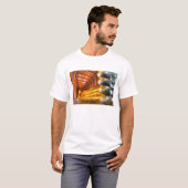 ワット・ポー寺院内の巨大な涅槃仏像 Tシャツ (正面フル)