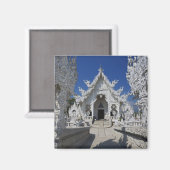 ワット・ロンクン寺院の新しい真っ白な寺院 マグネット (正面/裏面)