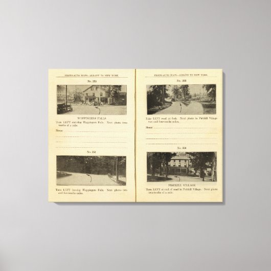 ワッピンガーズ滝フィッシュキルヴィレッジ キャンバスプリント (正面)