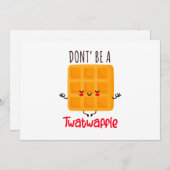 ワッフおもしろいはトワッフルではない シーズンカード (正面/裏面)