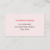 ワッフおもしろいル 名刺 (裏面)