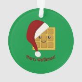 ワッフメリーレマスクリスマスワッフル オーナメント (裏面)
