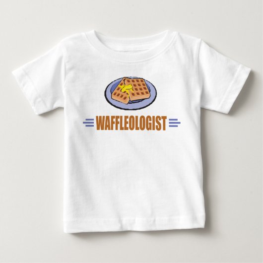 ワッフユーモアのあるシェフ ベビーTシャツ (正面)