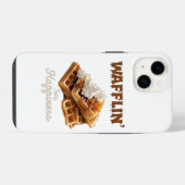 ワッフリン ハピネス iPhoneケース (裏面横)