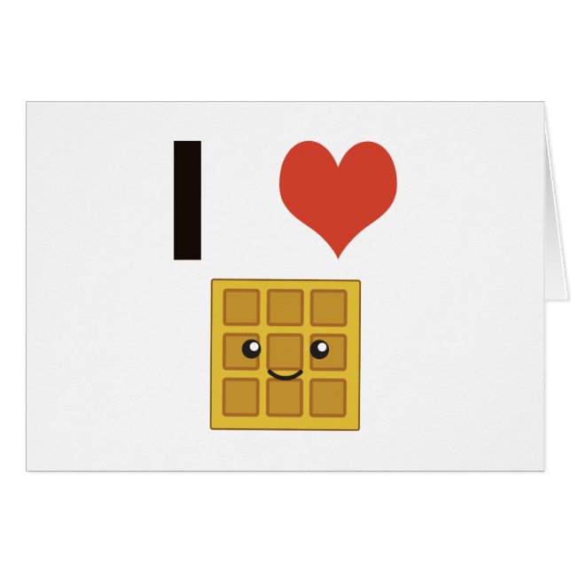 ワッフルが大好き (正面横)