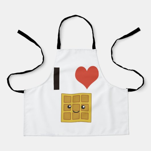 ワッフルが大好き エプロン (正面)