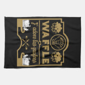 ワッフルが大好き キッチンタオル (横)