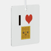 ワッフルが大好き メタルオーナメント (正面右)