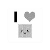ワッフルが大好き ラバースタンプ (インプリント)