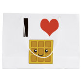 ワッフルが大好き ラージペーパーバッグ (裏面)