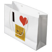 ワッフルが大好き ラージペーパーバッグ (正面アングル)