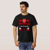 ワッフルが大好き Tシャツ (正面フル)