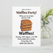 ワッフルが私の空の宇宙をワッフルで満たす 招待状 (スタンド正面)