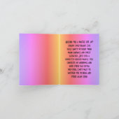 ワッフルとっても恋しいよ 面白い食べ物パン カード (内部)