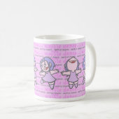 ワッフルのダンスのマグ コーヒーマグカップ (正面右)