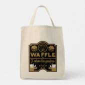 ワッフルの日 トートバッグ (裏面)