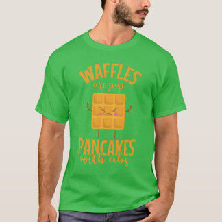 ワッフルはパンケーキ ペストリー ペストリーのお友達 Tシャツ
