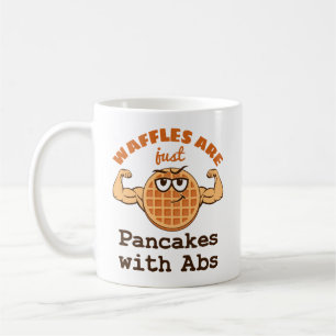 ワッフルはAbsワッフルの恋人とパンケーキだけ コーヒーマグカップ