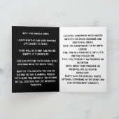 ワッフルをテーマにした風刺誕生日Bash 招待状 (内部)