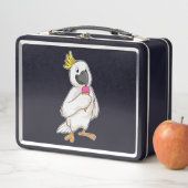 ワッフルアイスクリームのオウム メタルランチボックス (インサイチュ)