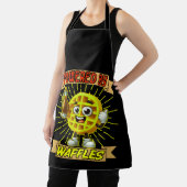 ワッフルアートを使ったかわいいデザイン エプロン (インサイチュ)