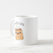 ワッフルイおもしろいワッフルパン コーヒーマグカップ (正面左)
