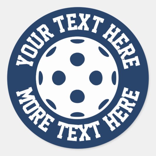 ワッフルカスタムボール誕生日パーティーのシール ラウンドシール (正面)