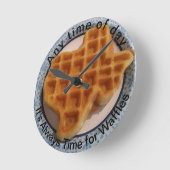 ワッフルキッチン時計 ラウンド壁時計 (傾斜)