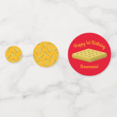 ワッフルキュートブレックファーストブランチキッズワンバースデー コンフェッティ (正面)