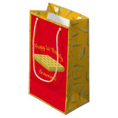 ワッフルキュートブレックファーストブランチキッズワンバースデー スモールペーパーバッグ (正面アングル)