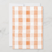 ワッフルコーヒーフルーツウォーターカラーベビーブランチ 招待状 (裏面)