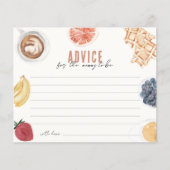 ワッフルコーヒーフルーツベビーブランチアドバイスカード (正面)