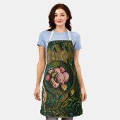 ワッフルコーン エプロン (着用した状態)