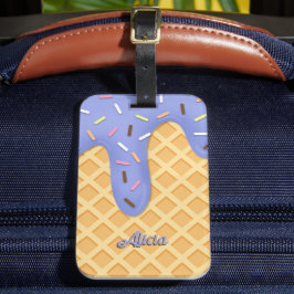 ワッフルコーン ラゲッジタグ