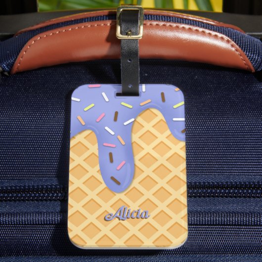 ワッフルコーン ラゲッジタグ (正面インサイチュ2)