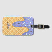 ワッフルコーン ラゲッジタグ (正面横)