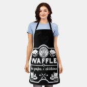 ワッフルシェフ エプロン (着用した状態)