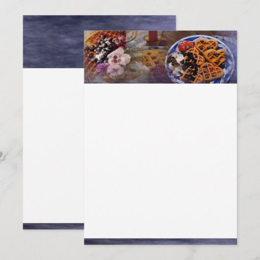 ワッフルズ招待状 招待状 (正面/裏面)