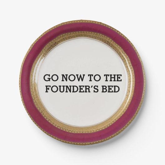 ワッフルパーティープレート ペーパープレート (正面)