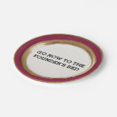 ワッフルパーティープレート ペーパープレート (アングル)