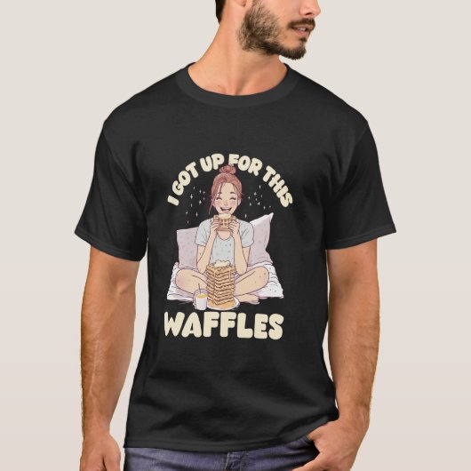 ワッフルブランチで盛り上がろう! Tシャツ (正面)